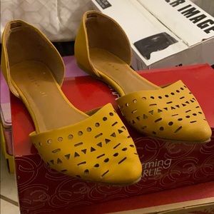 Mustard madden flats